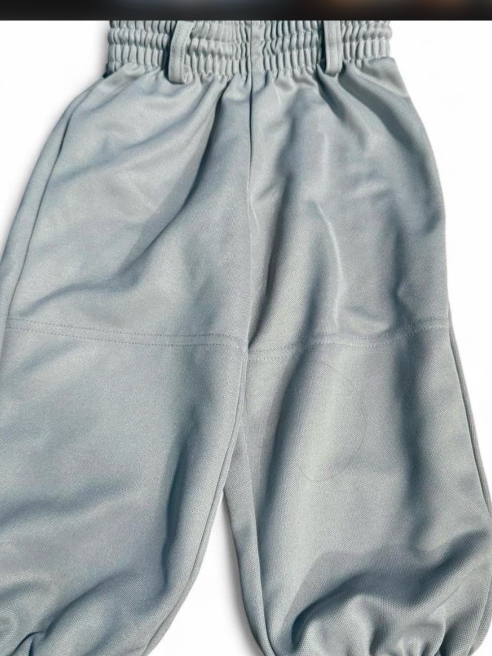 Athletic Works Light Gray Kids Elastic Waist Joggers